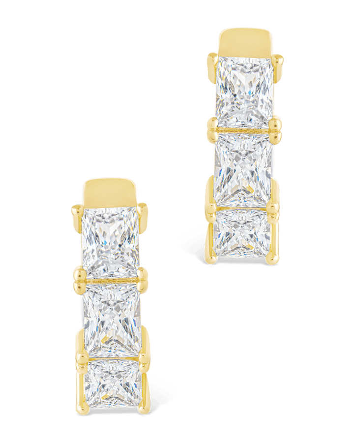 Cosima Baguette CZ Hoops