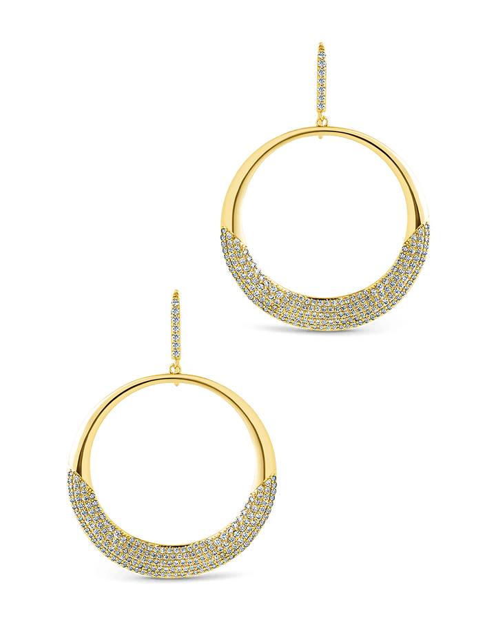 Muriel CZ O Drop Earrings