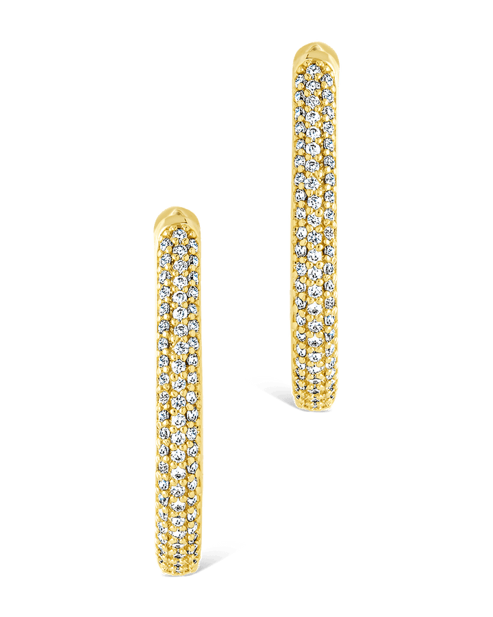 Melba Pave CZ Hoops