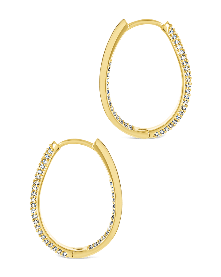 Melba Pave CZ Hoops