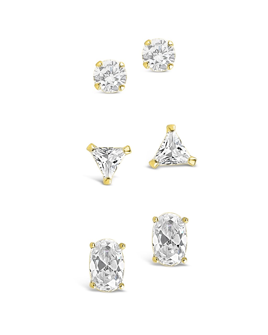 Everyday CZ Stud Set of 3