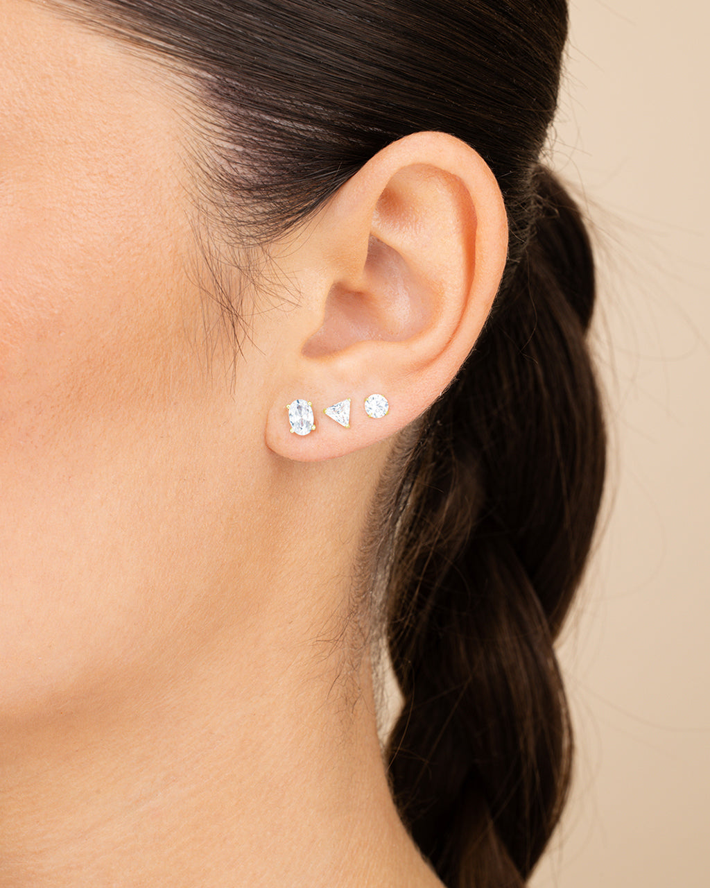 Everyday CZ Stud Set of 3