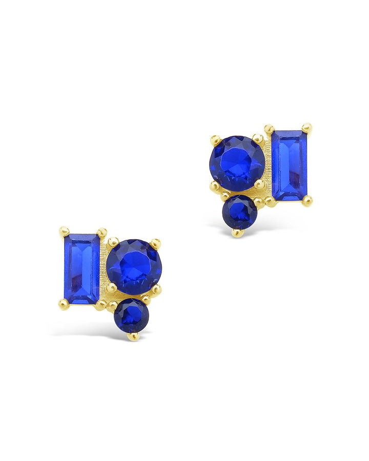 CZ Cluster Studs