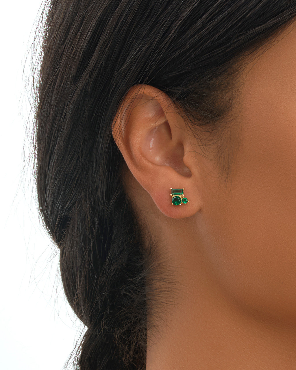 CZ Cluster Studs