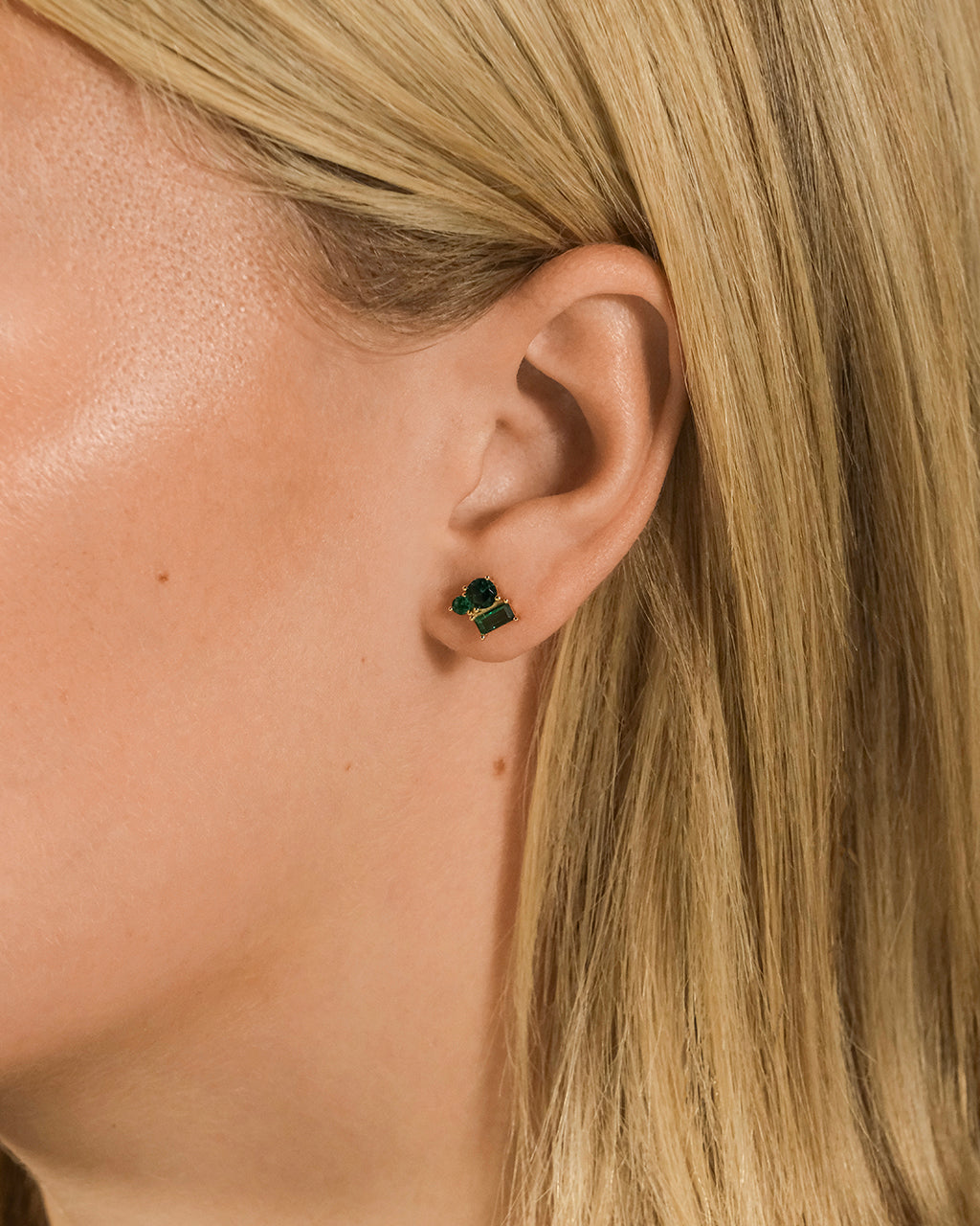CZ Cluster Studs