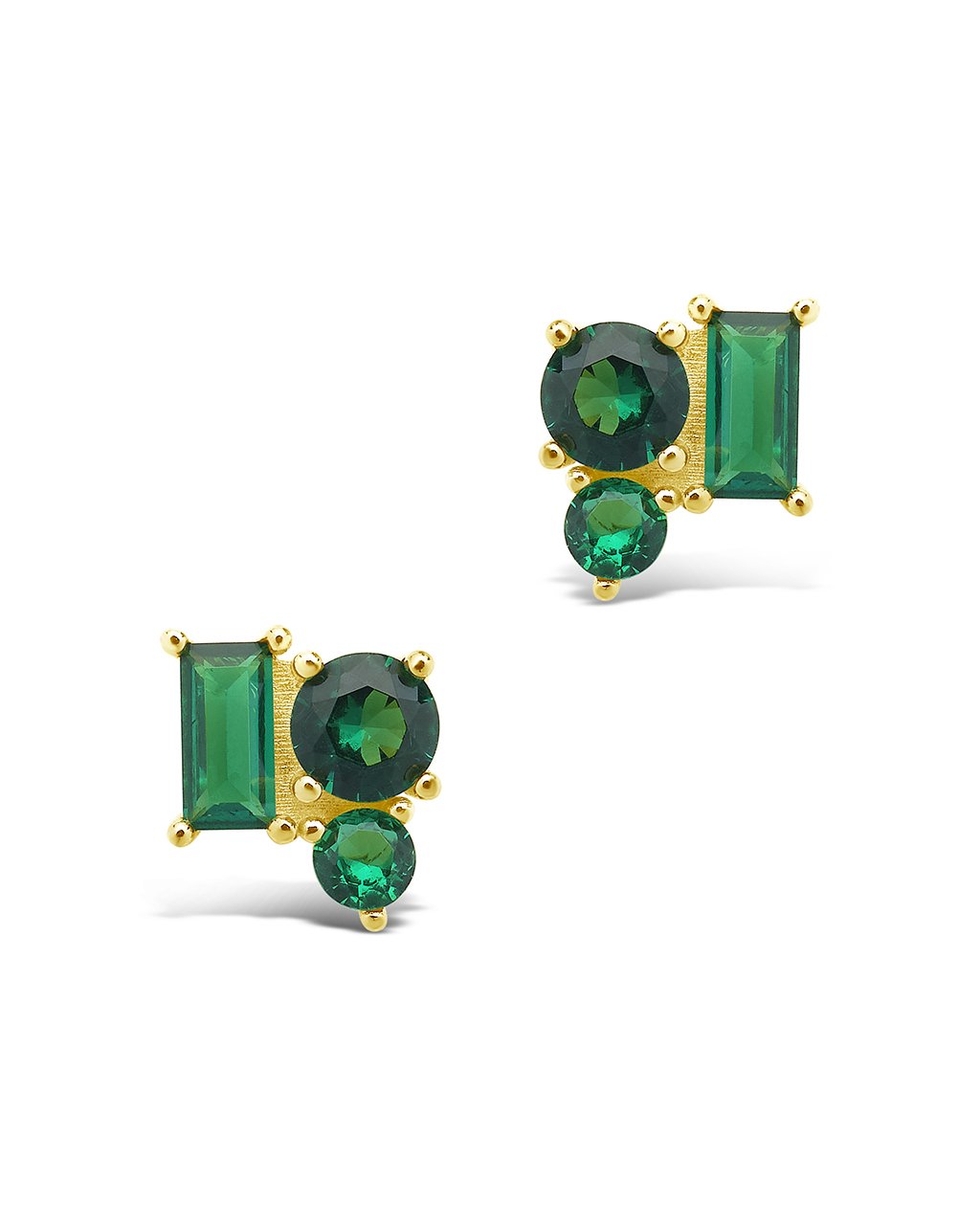 CZ Cluster Studs