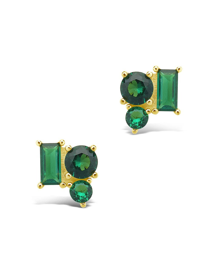 CZ Cluster Studs