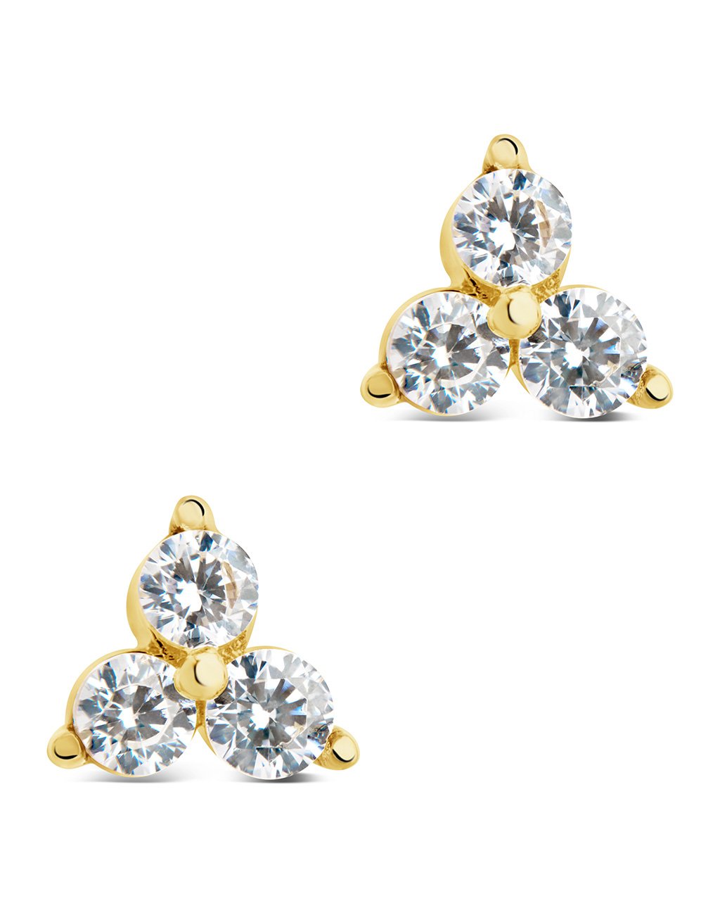 Pyramid Stud Earrings