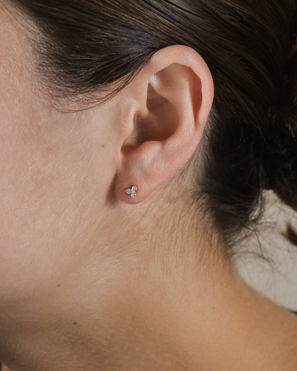 Pyramid Stud Earrings