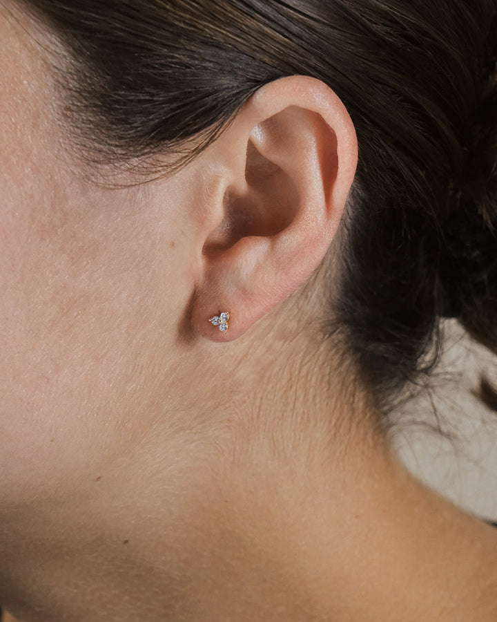 Pyramid Stud Earrings