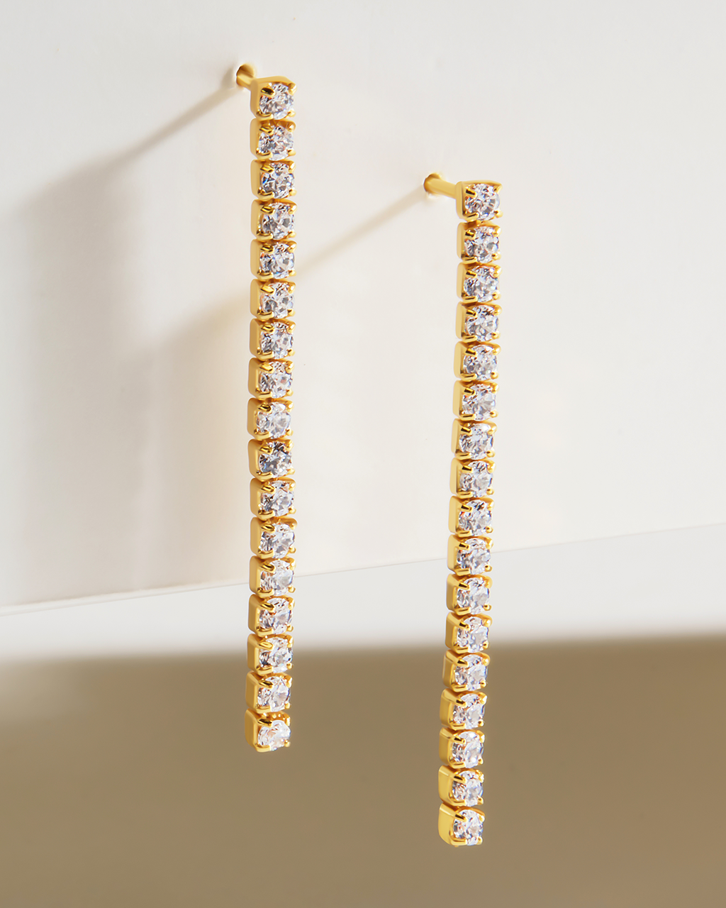 Linear Drop Earrings