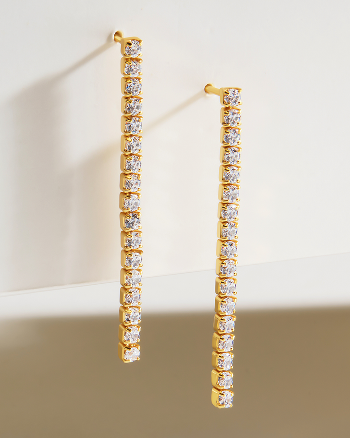 Linear Drop Earrings
