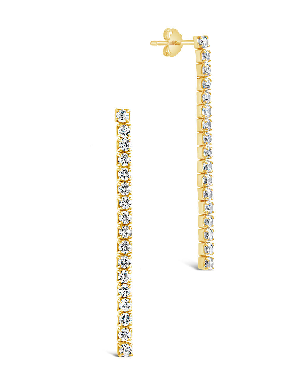 Linear Drop Earrings