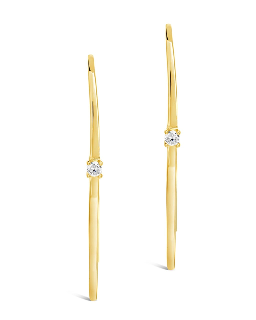 Studded Threader Earrings