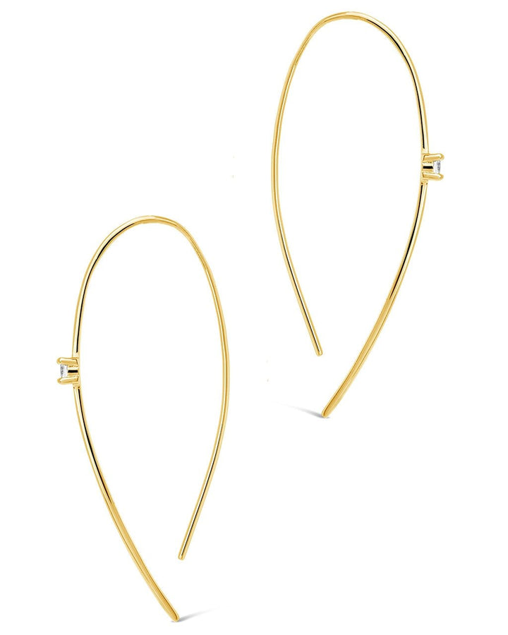 Studded Threader Earrings