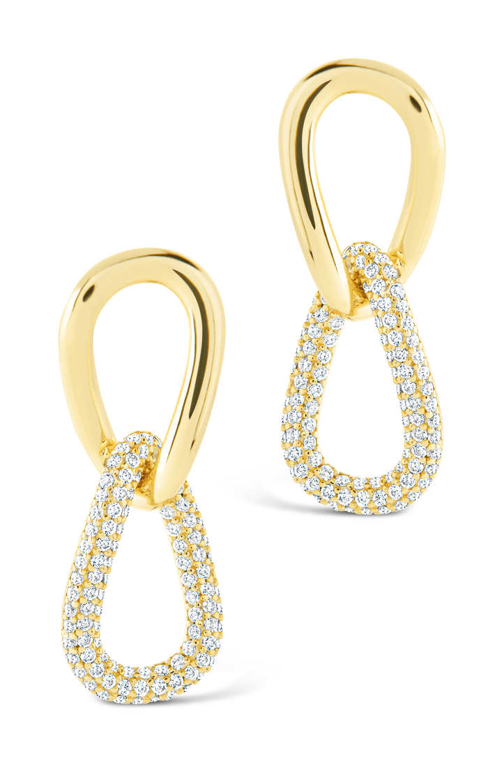 Taissa CZ Chain Link Studs