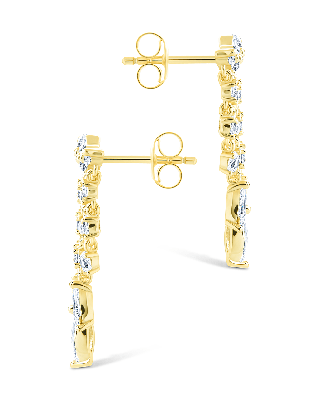 Adrian CZ Waterfall Statement Studs