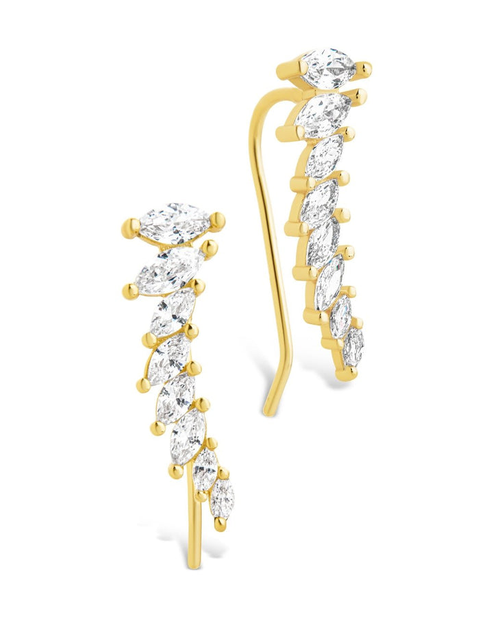 Skye CZ Threader Crawler Earrings