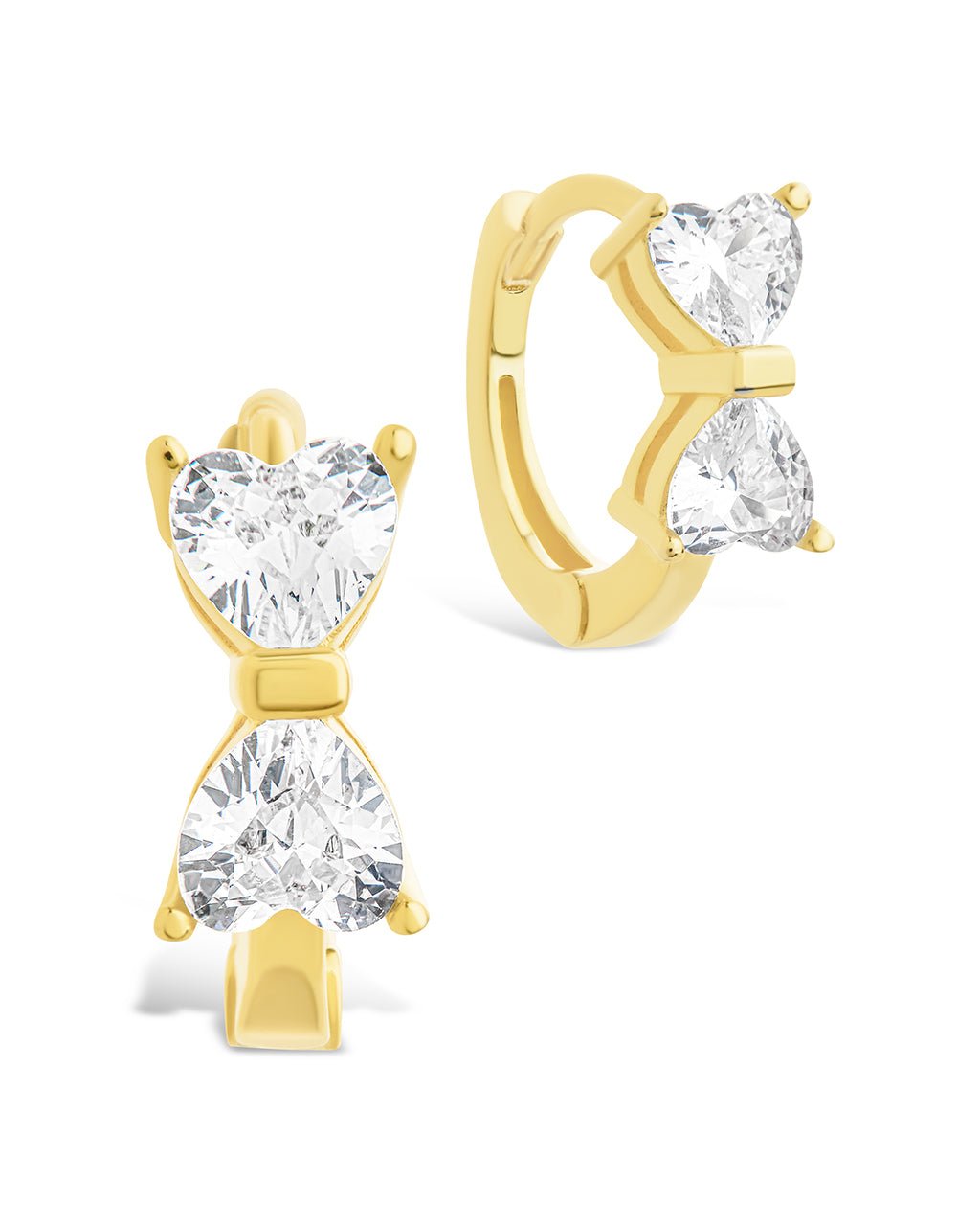 Ravenna CZ Micro Hoop Earrings