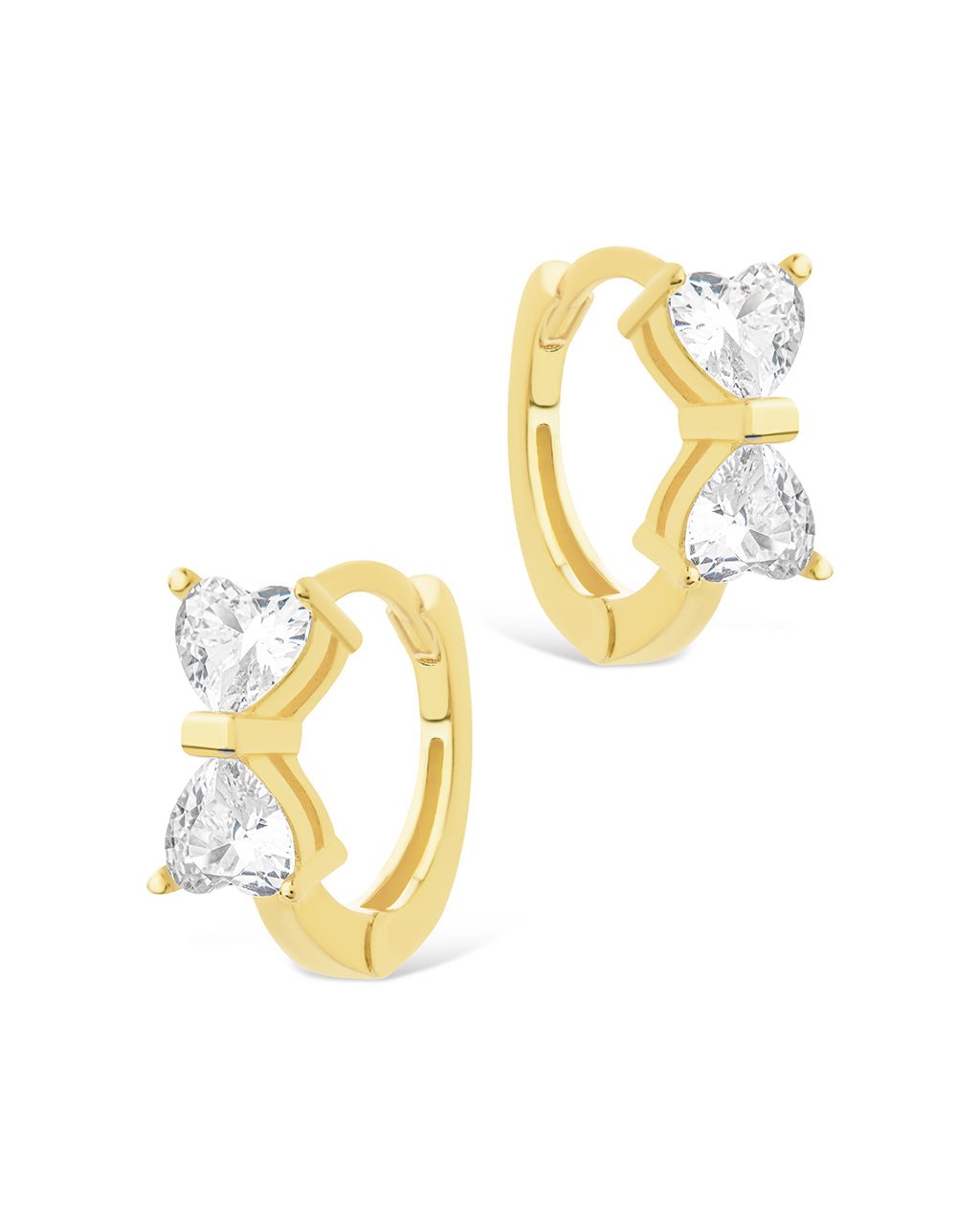 Ravenna CZ Micro Hoop Earrings