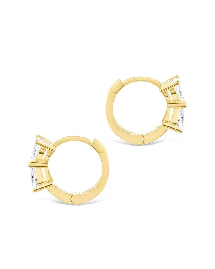 Ravenna CZ Micro Hoop Earrings