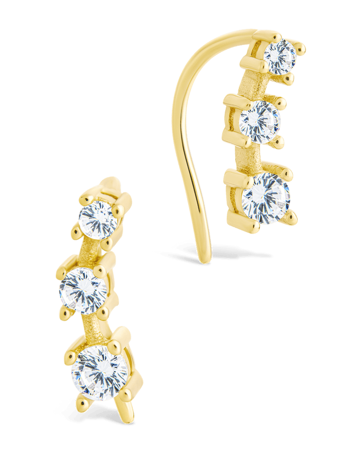 Round Cut Mini Ear Crawlers
