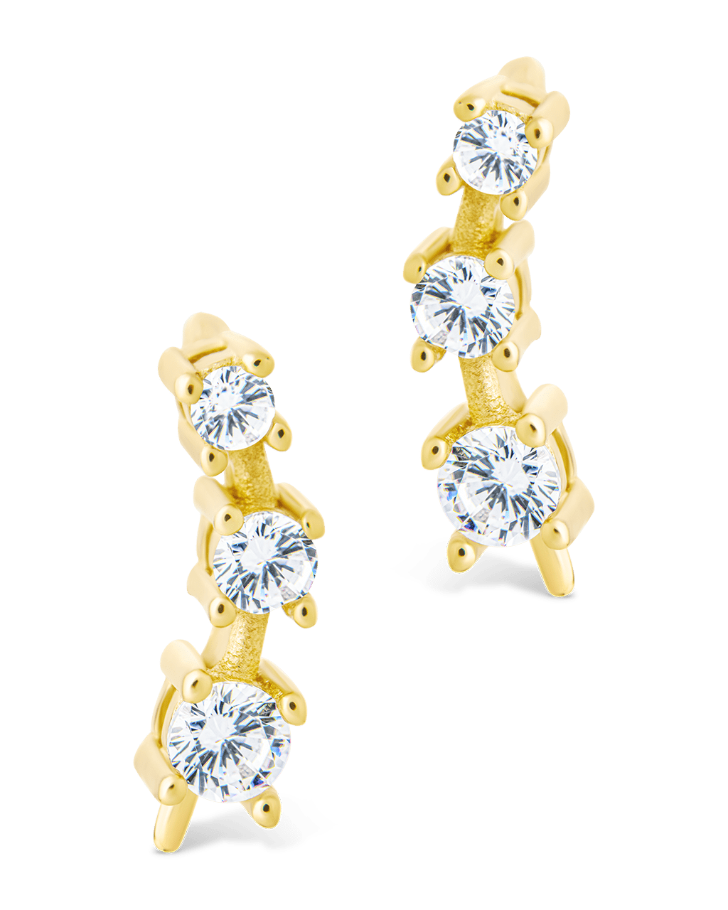 Round Cut Mini Ear Crawlers