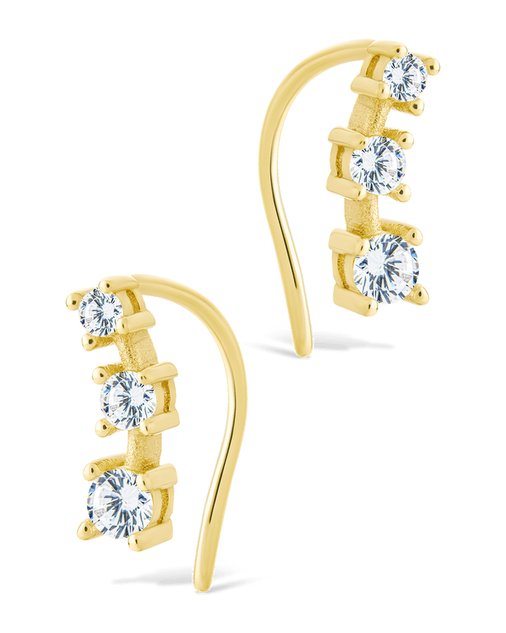 Round Cut Mini Ear Crawlers