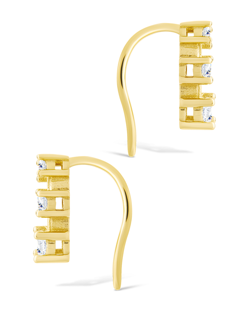 Round Cut Mini Ear Crawlers