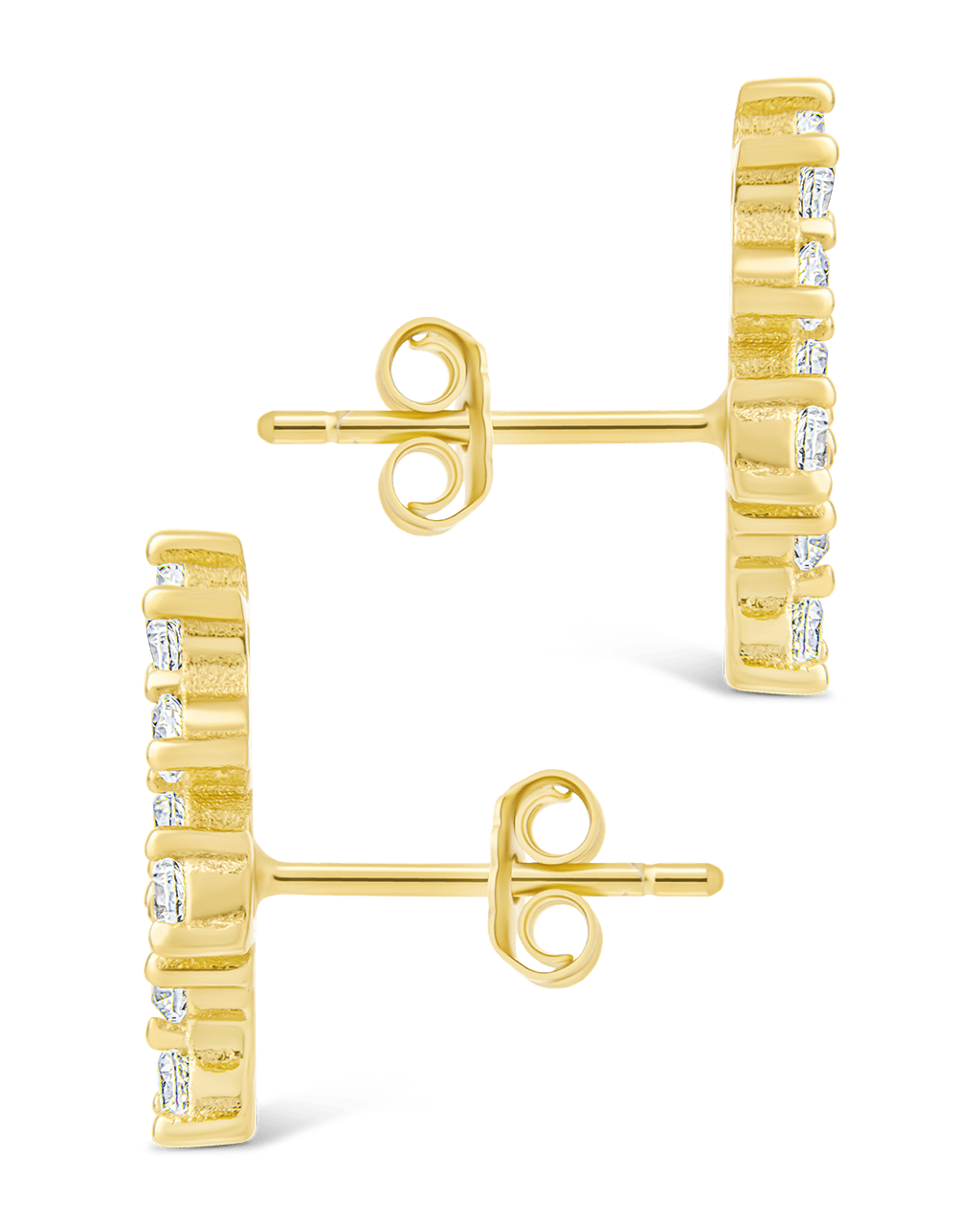 Round Cut Cluster CZ Crawlers