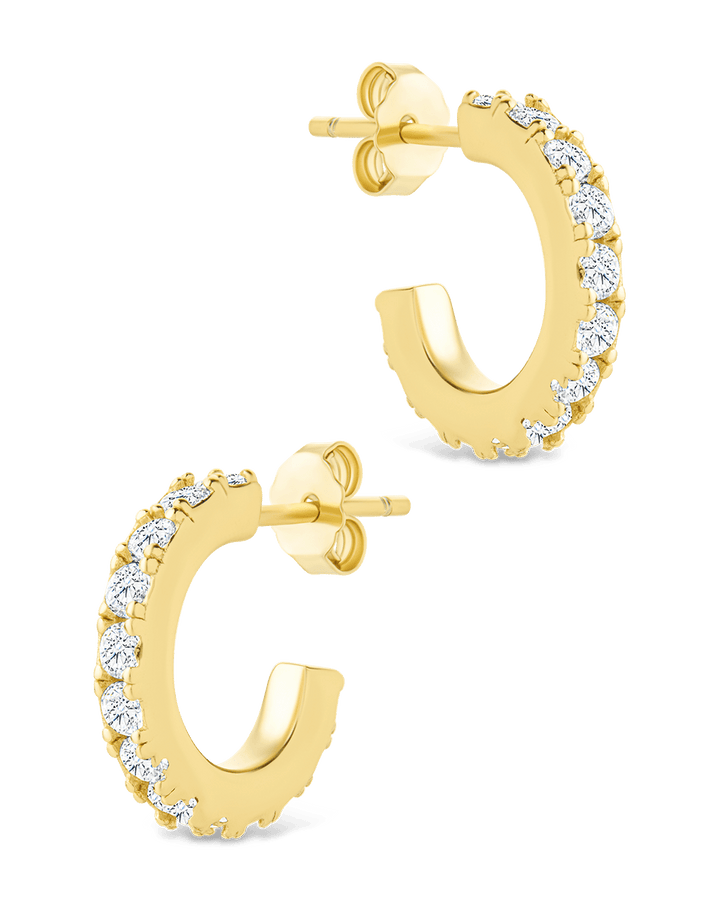 Eleri CZ Tube Hoops