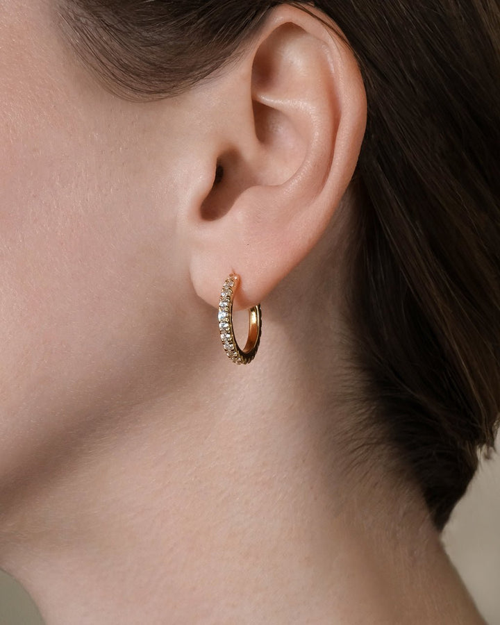 Eleri CZ Tube Hoops