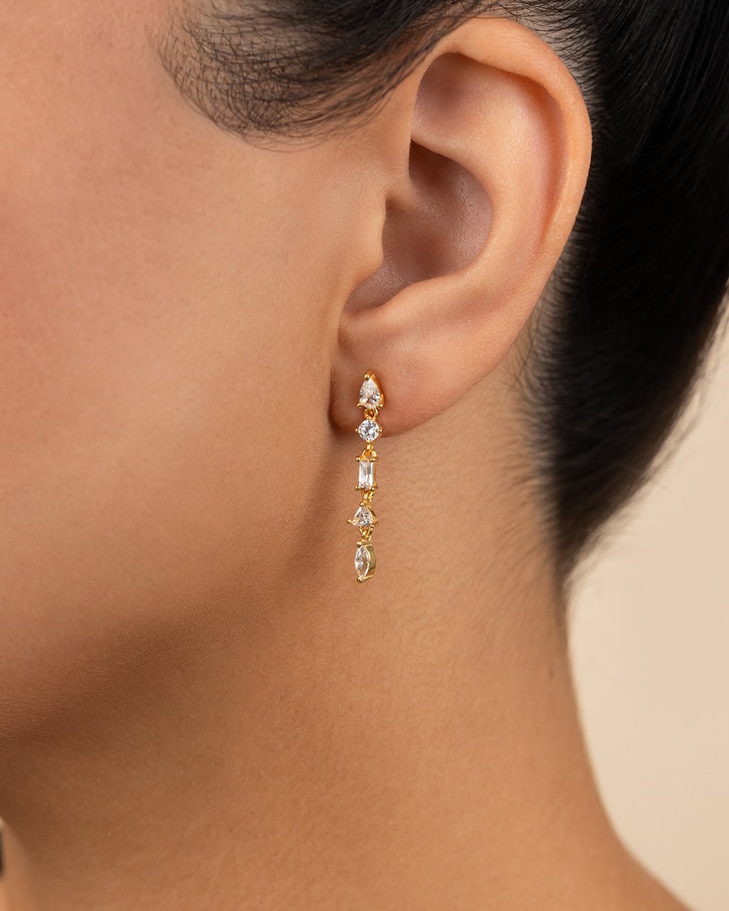 Jacinda CZ Dangle Earrings