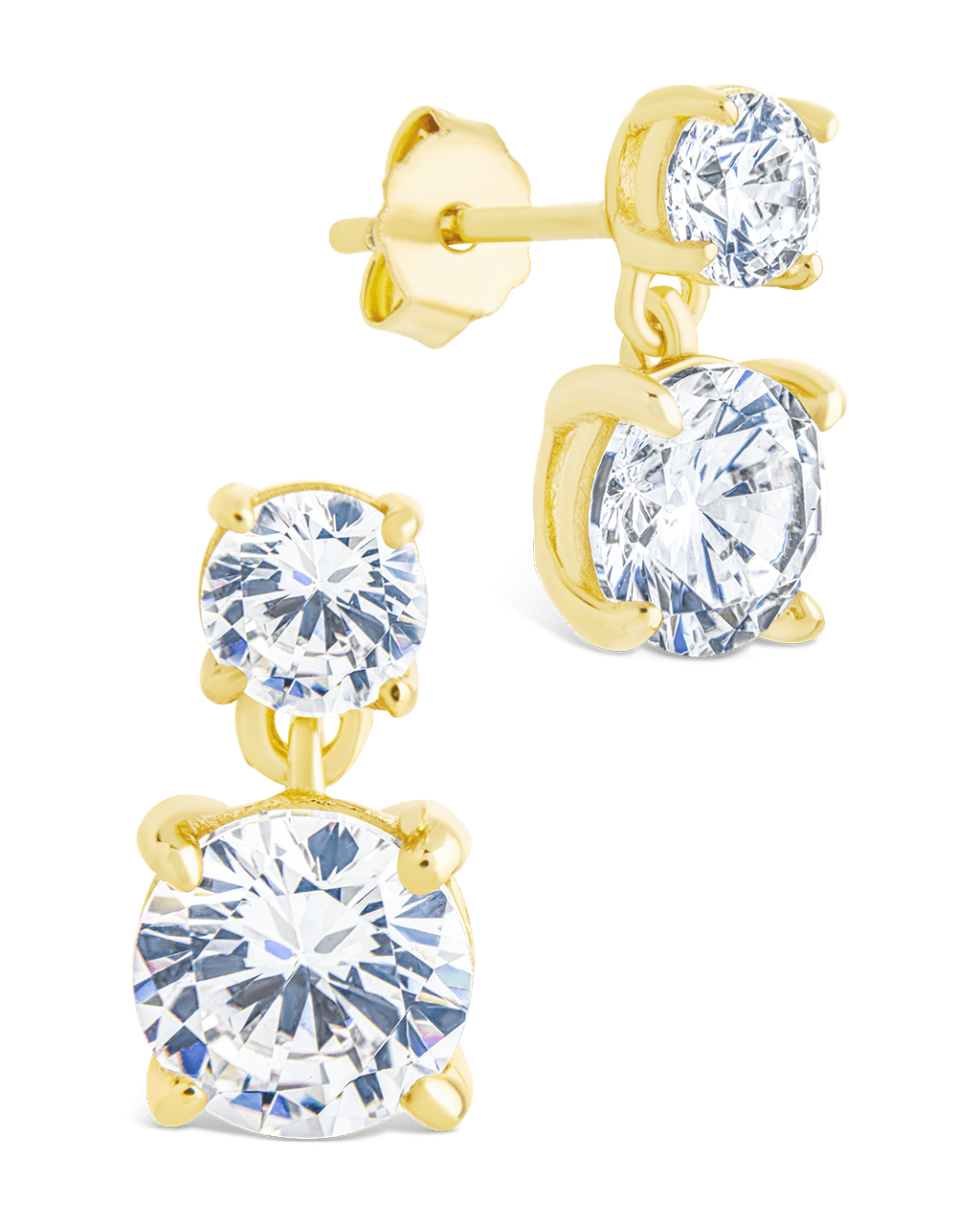 Galatea Brilliant Cut CZ Studs