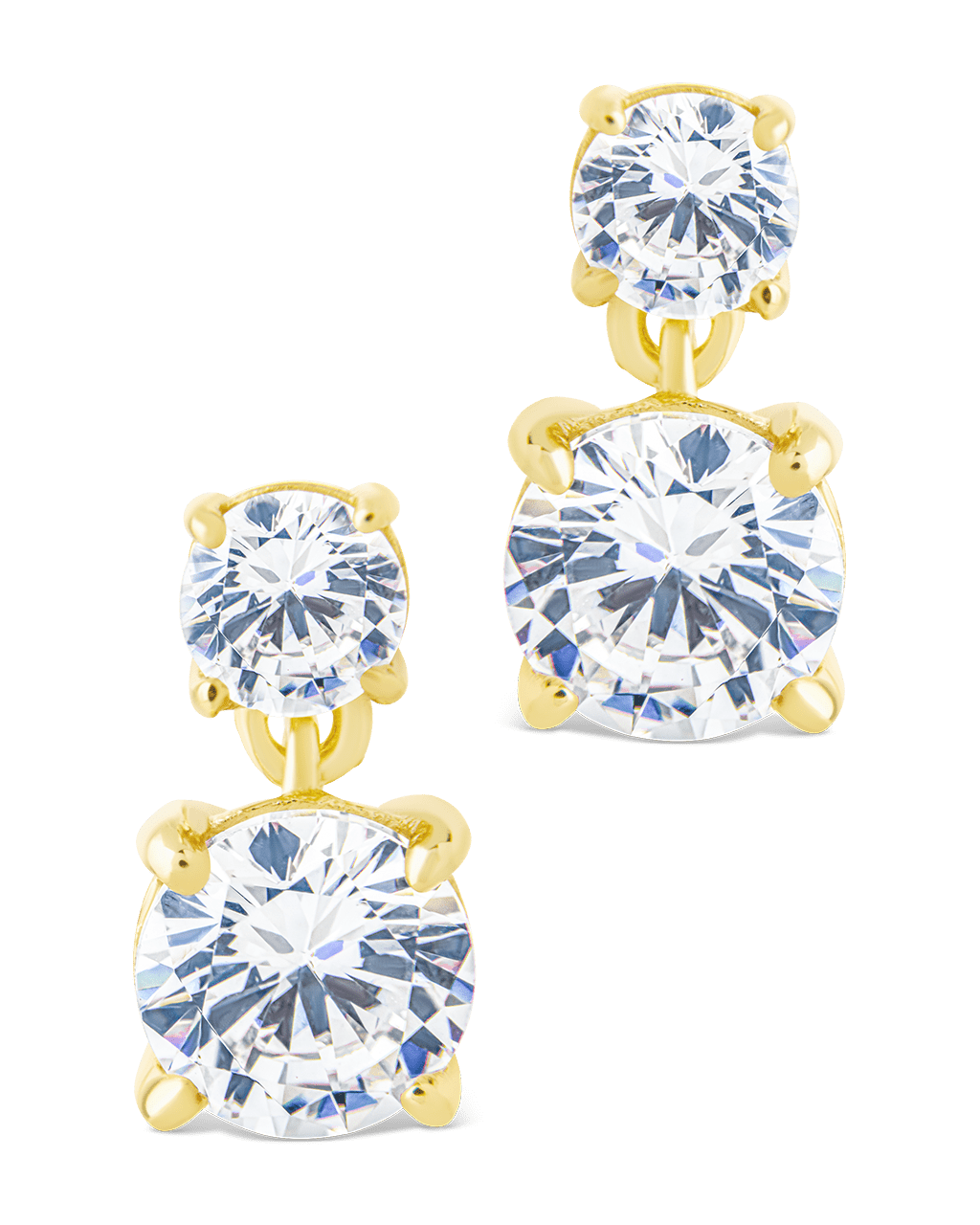Galatea Brilliant Cut CZ Studs