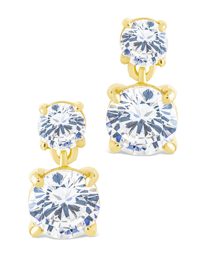 Galatea Brilliant Cut CZ Studs
