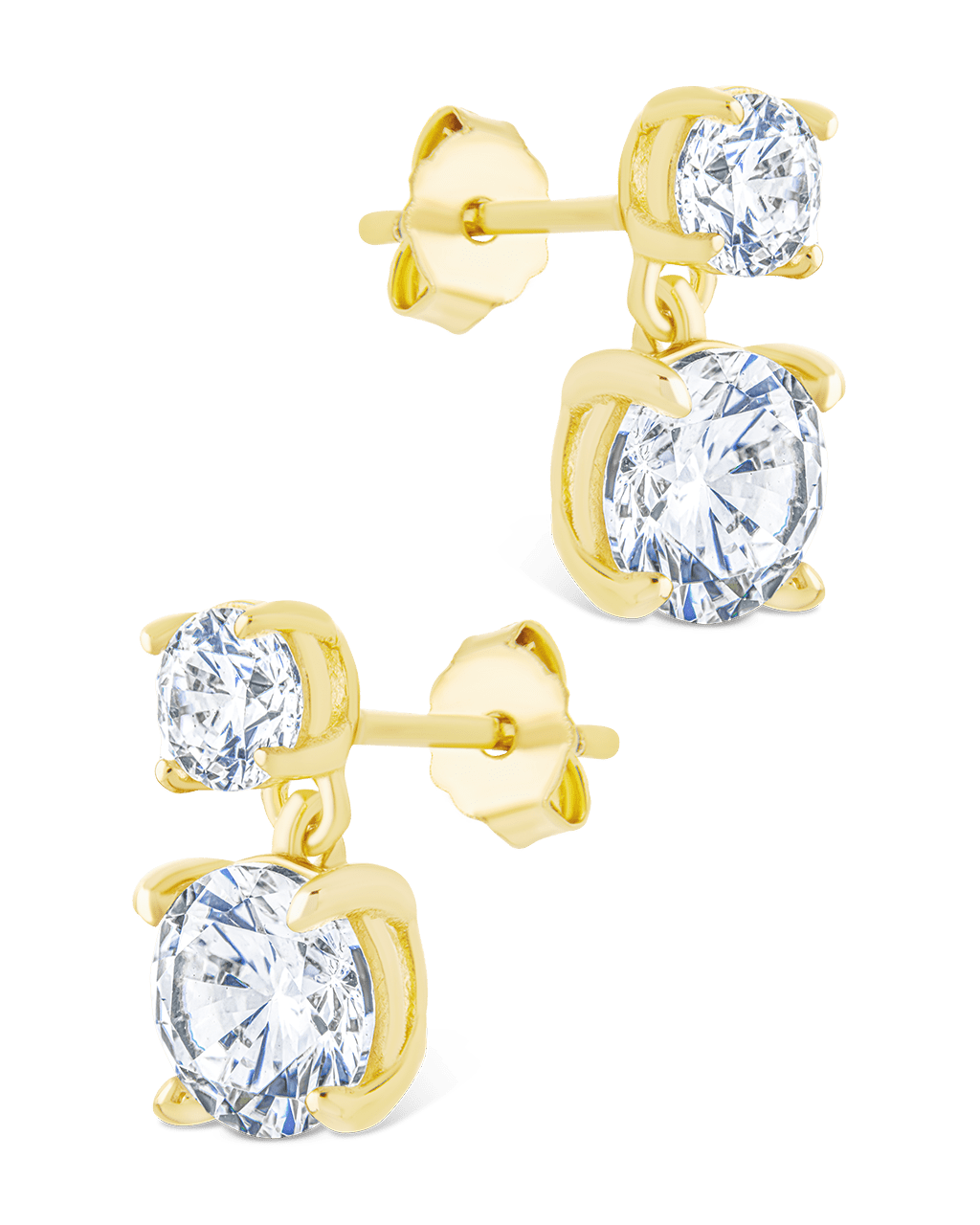 Galatea Brilliant Cut CZ Studs