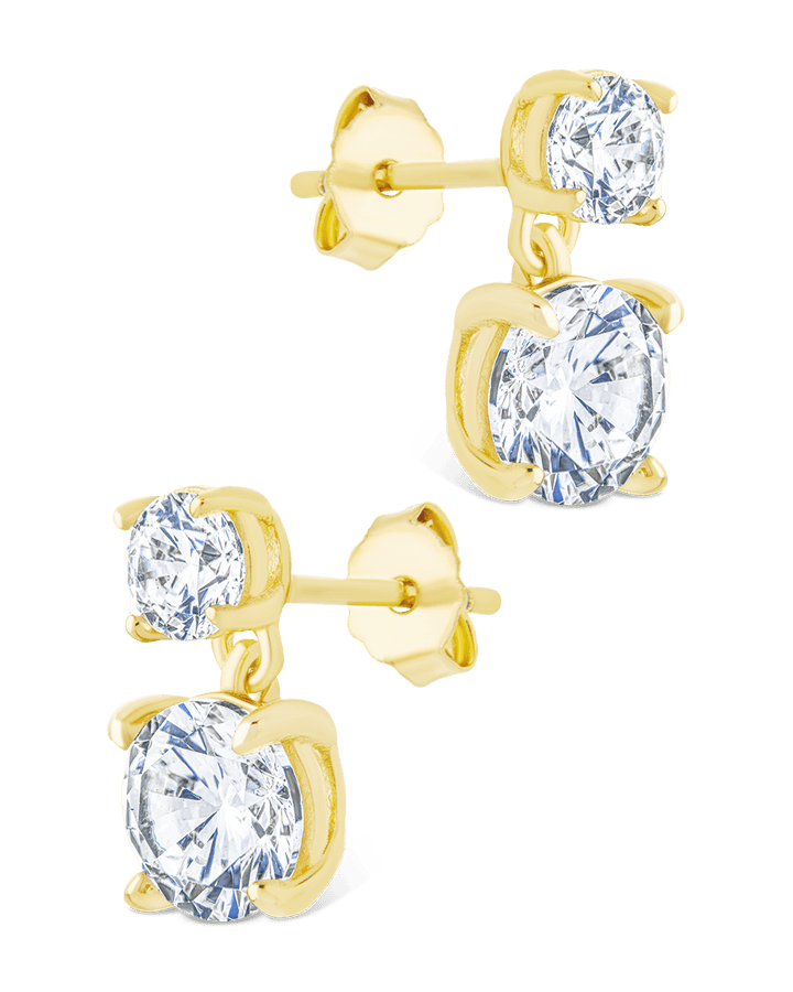 Galatea Brilliant Cut CZ Studs