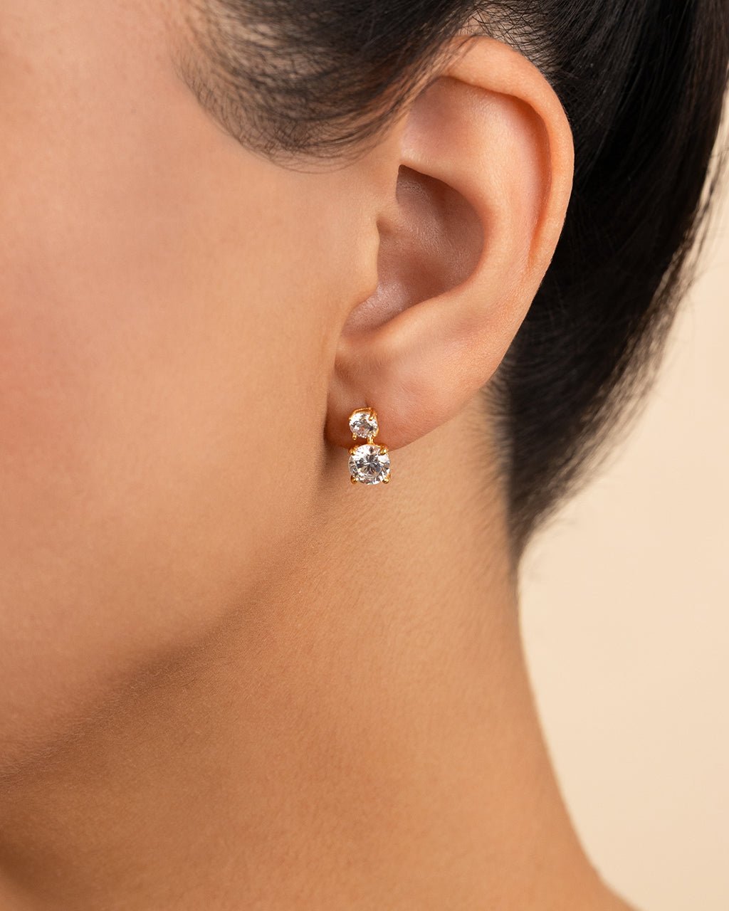 Galatea Brilliant Cut CZ Studs