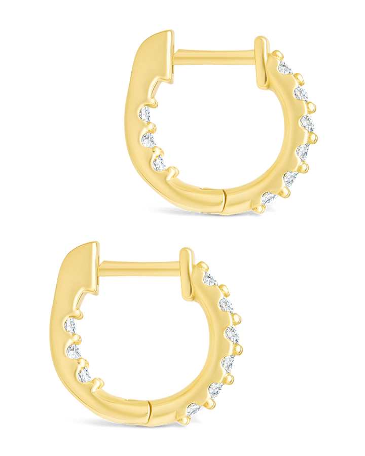Constance CZ Studded Statement Hoops