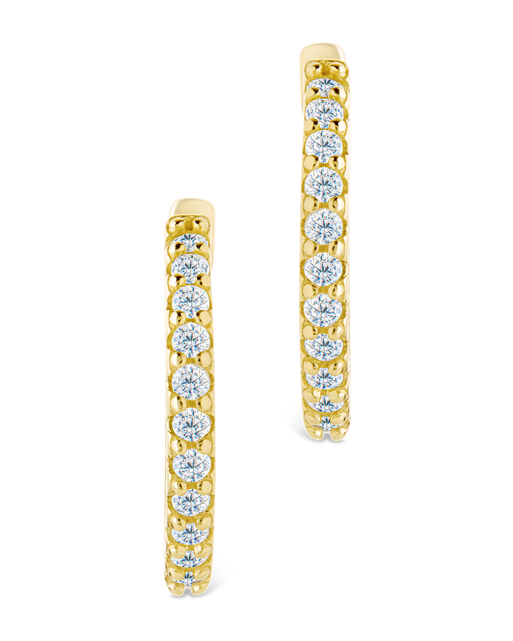 Constance CZ Studded Statement Hoops