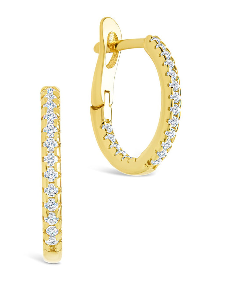 Lilia CZ Infinity Hoops