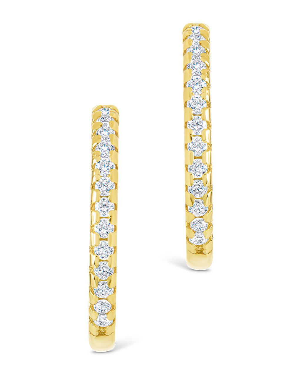 Lilia CZ Infinity Hoops