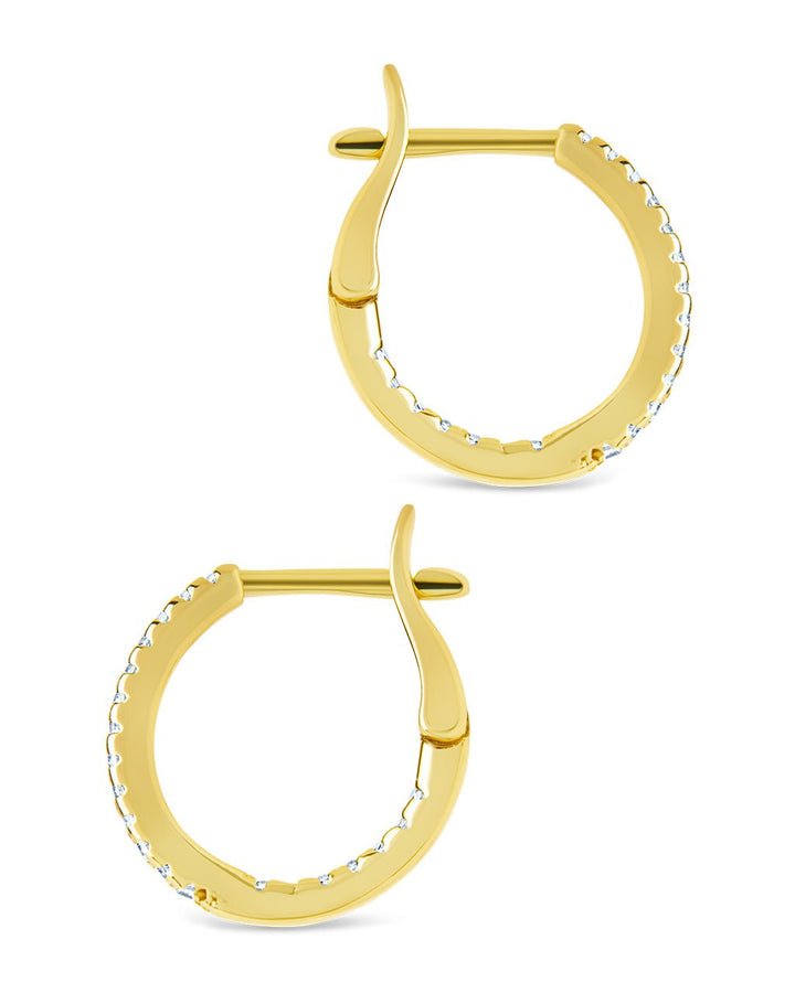 Lilia CZ Infinity Hoops
