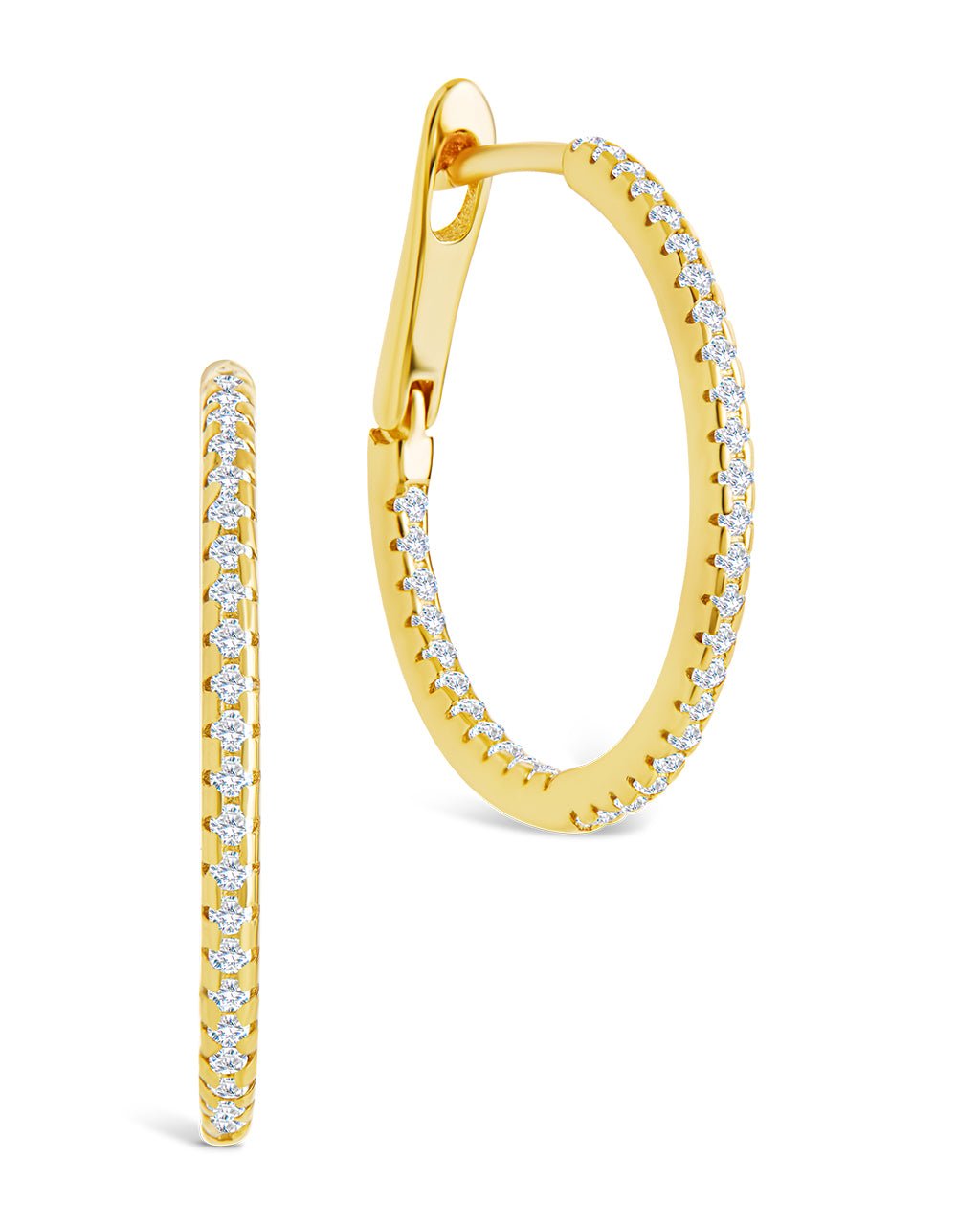 Lilia CZ Infinity Hoops
