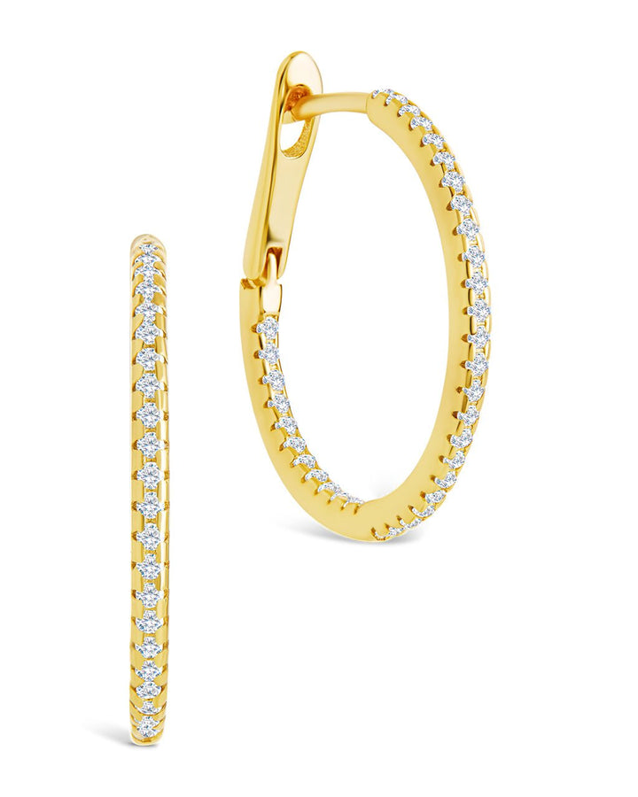 Lilia CZ Infinity Hoops