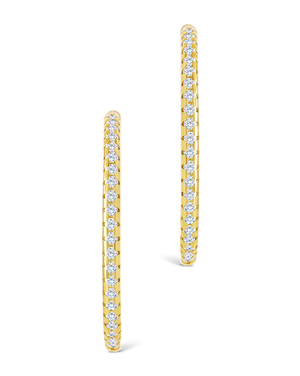 Lilia CZ Infinity Hoops