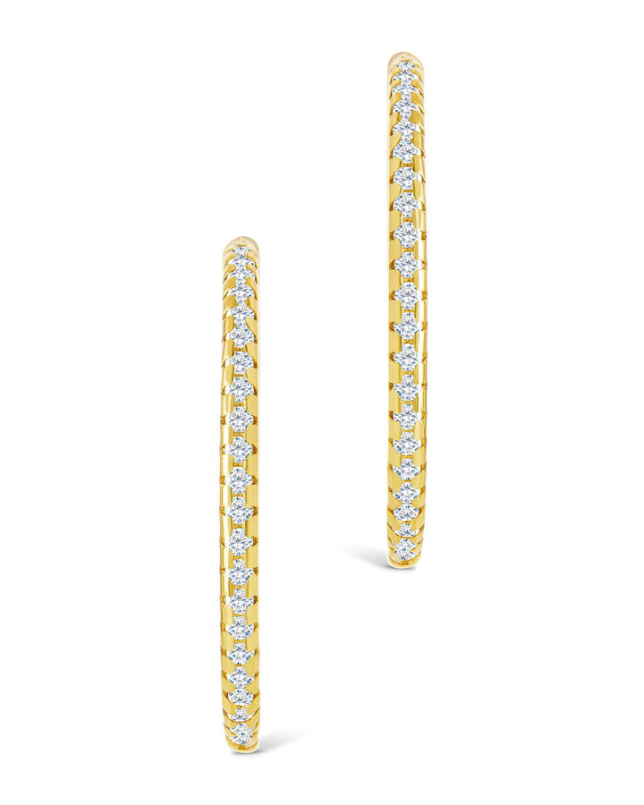 Lilia CZ Infinity Hoops