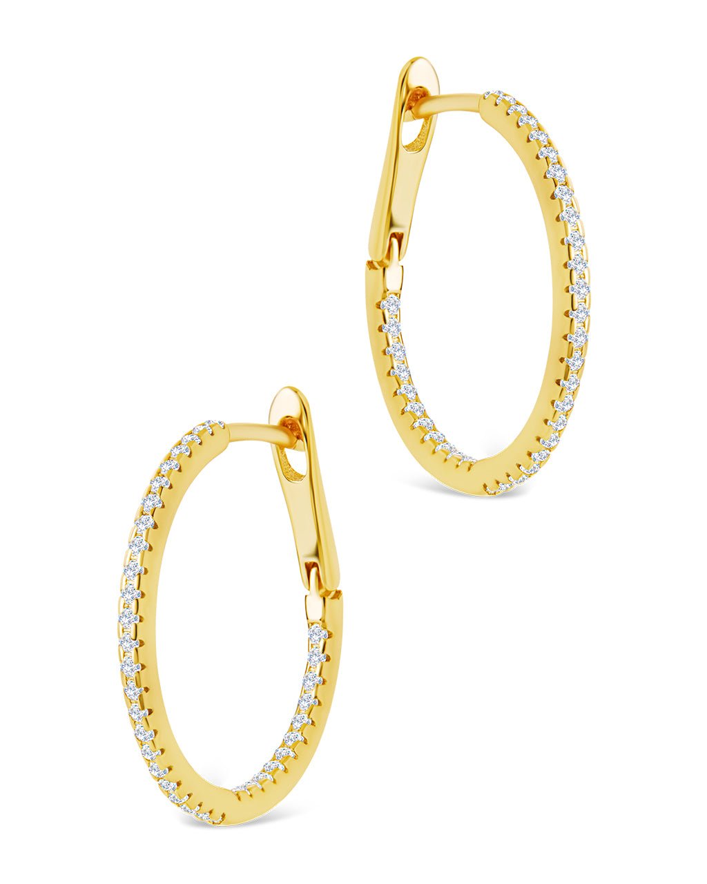 Lilia CZ Infinity Hoops