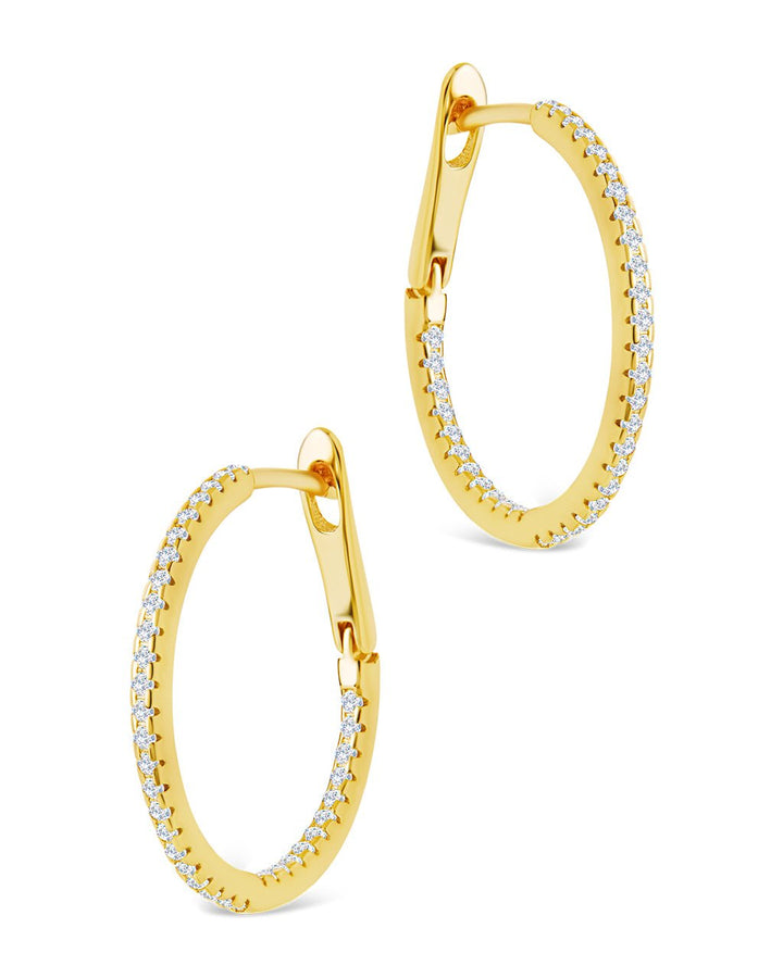 Lilia CZ Infinity Hoops